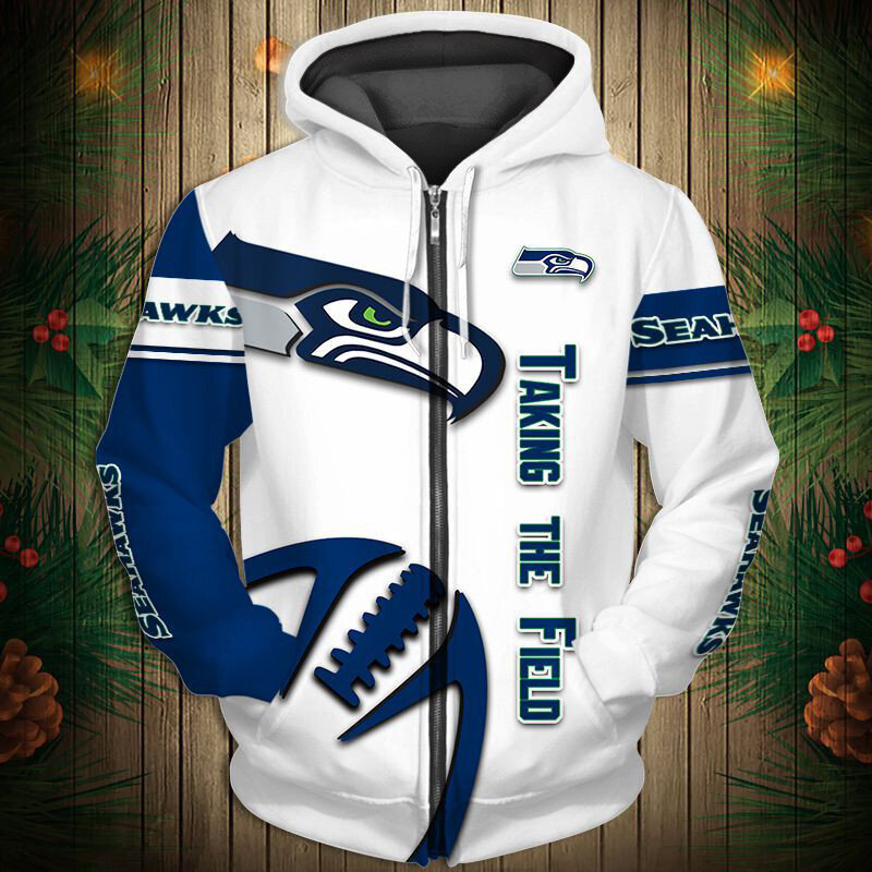NFL Seattle Seahawks Zip Up Hoodie PKAWAY