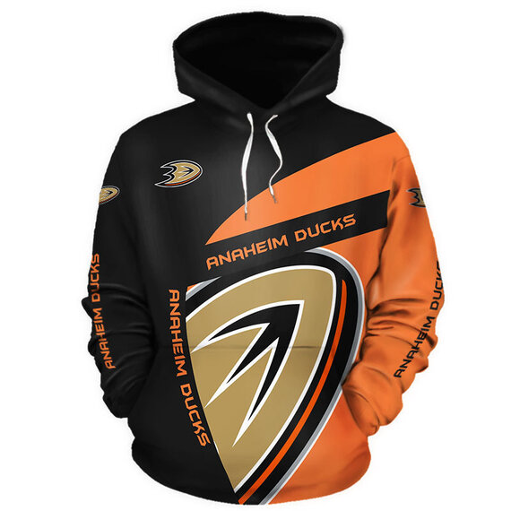Cool Anaherim_Ducks 3D Graphic Hoodie hooded with drawstring