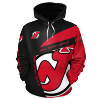 Cool New_Jersey_Devils 3D Graphic Hoodie hooded with drawstring