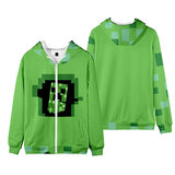 Minecraft Gaming Sweatshirts Creeper Hoodies for Sale