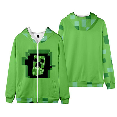 Minecraft Gaming Sweatshirts Creeper Hoodies for Sale