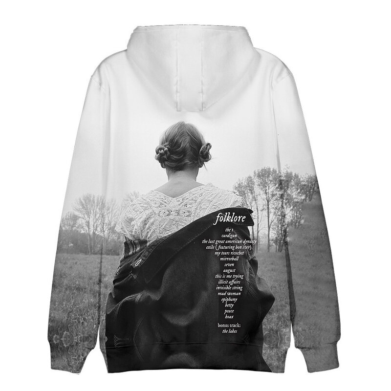 Taylor Swift play piano 3d graphic pullover hoodie