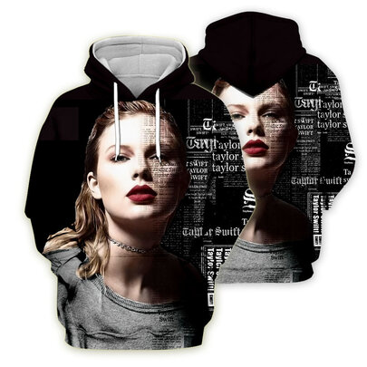 Buy Women's Gardenia Reputation Taylor Swift Graphic Printed Oversized Hoodie online