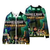 Officially licensed Minecraft kids long sleeve graphic hoodie