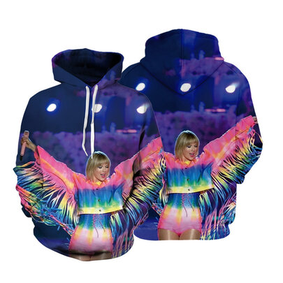 Women's Classic Taylor The Eras Tour Printed Hoodie