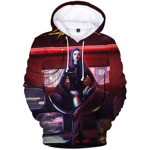 Buy JINX Cyberpunk 2077 Laser Logo Men's Pullover Hoodie