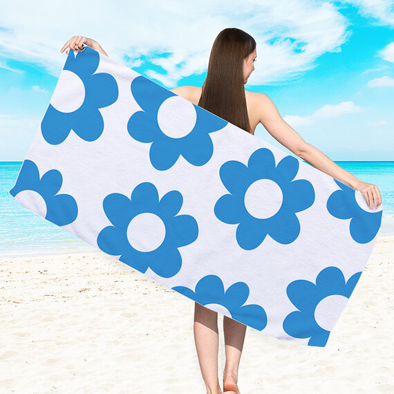 Sand Free Lightweight Thin Microfiber Beach Towel – Quick Dry