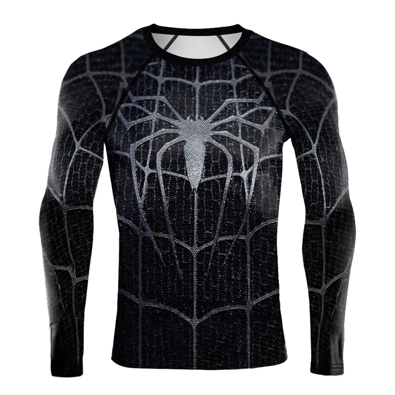 Marvel Hero Spiderman Long Sleeve Tee Casual Graphic Top