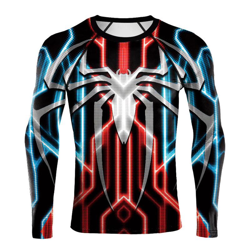 Marvel Superhero Red Blue Spiderman Costume Shirt