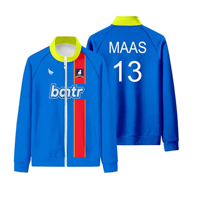 Ted Lasso Season 2 number 13 Maas Cosplay Merch Zipper Jacket
