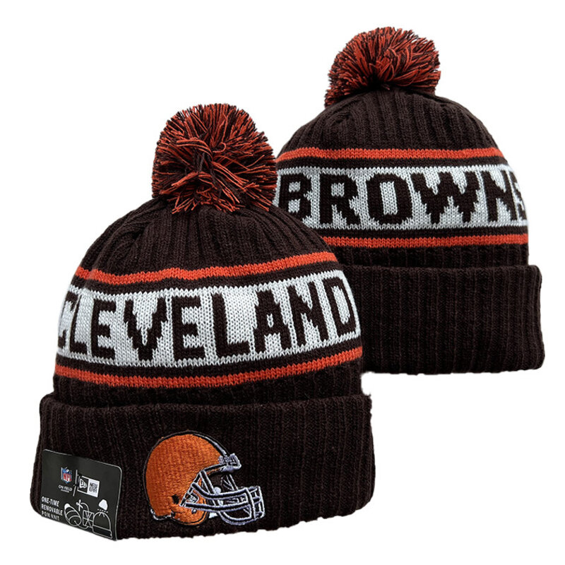 America National Football League Cleveland Browns Cuffed Knit Hat For Winter Autumn