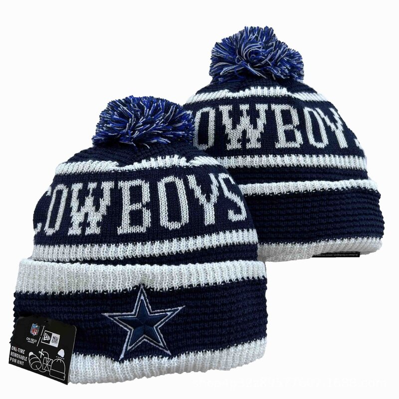 America National Football League Dallas Cowboys Cuffed Knit Hat For Winter Autumn