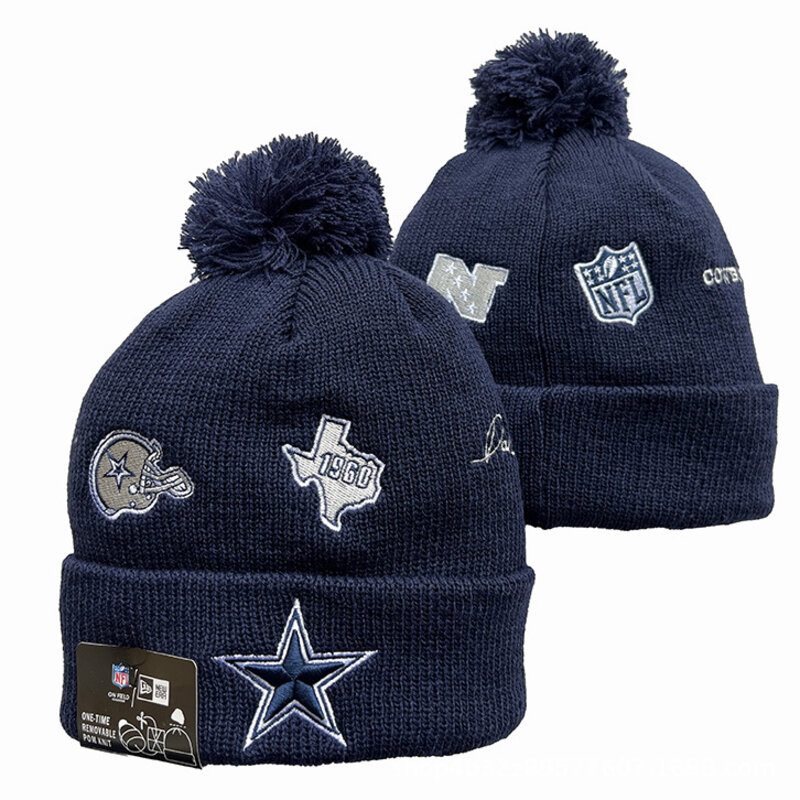 America National Football League Dallas Cowboys Cuffed Knit Hat For Winter Autumn