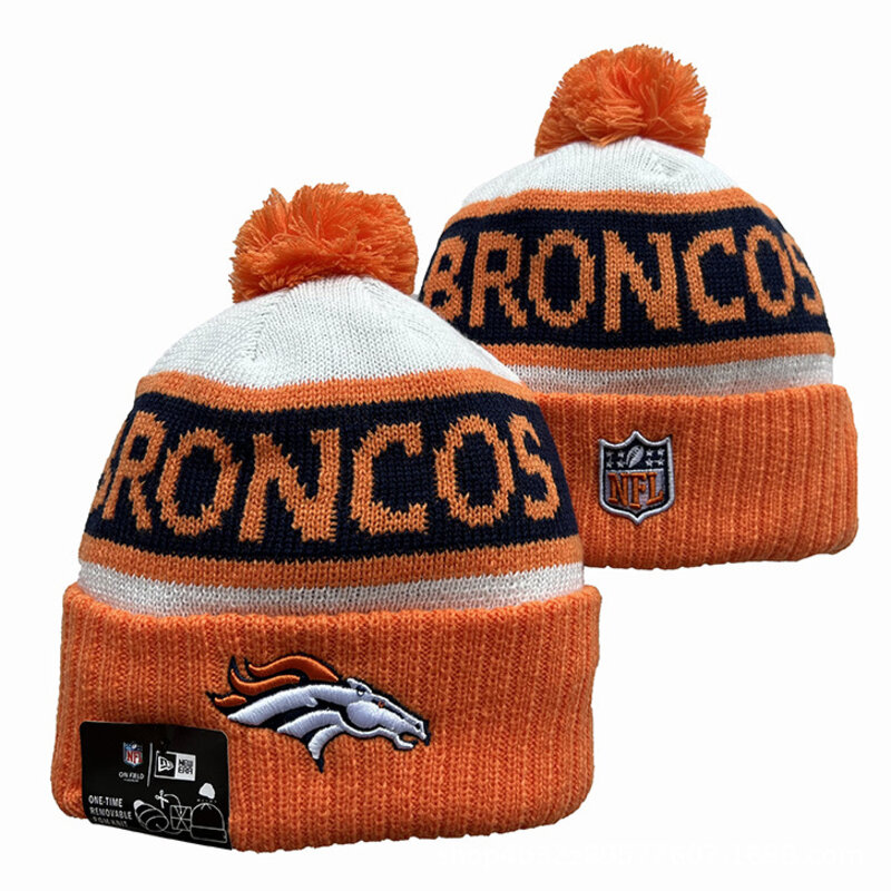 America National Football League Denver Broncos Cuffed Knit Hat For Winter Autumn