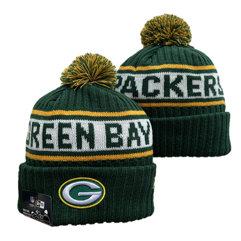 America National Football League Green Bay Packer Cuffed Knit Hat For Winter Autumn