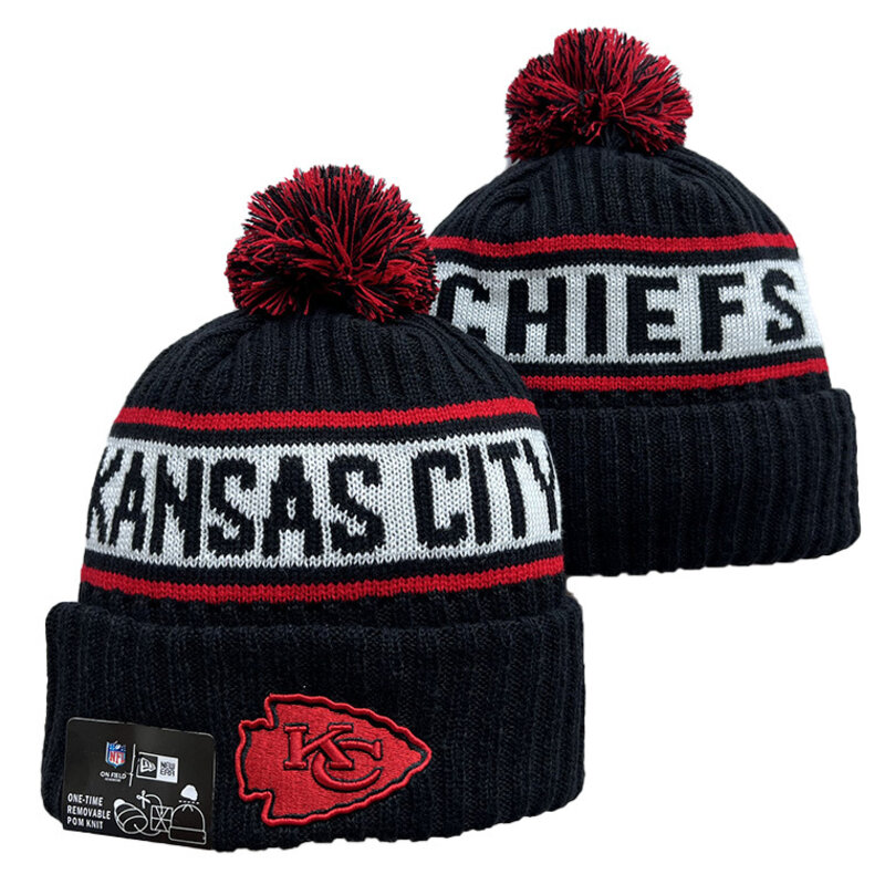 America National Football League Kansas City Chiefs Cuffed Knit Hat For Winter Autumn