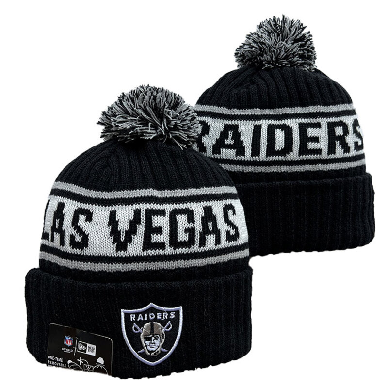 America National Football League Las Vegas Raiders Cuffed Knit Hat For Winter Autumn