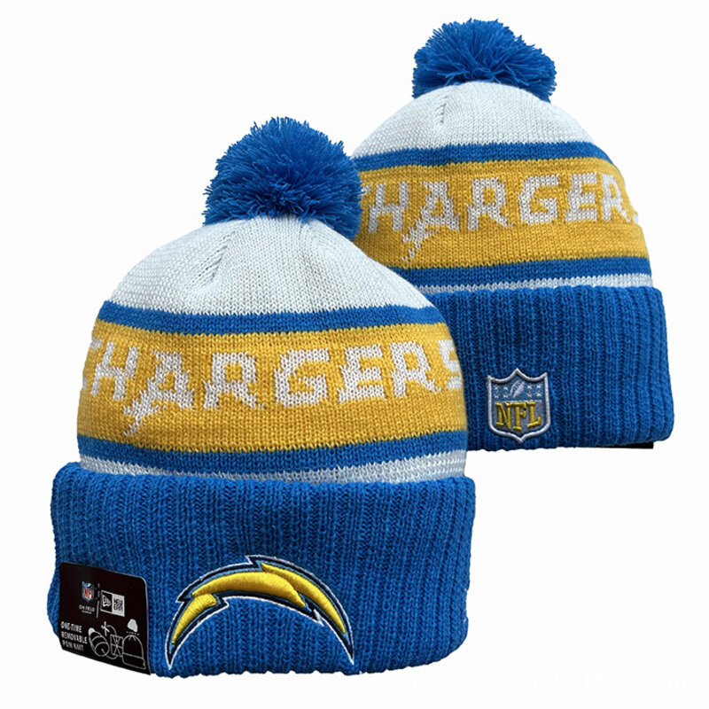 America National Football League Los Angeles Chargers Cuffed Knit Hat For Winter Autumn