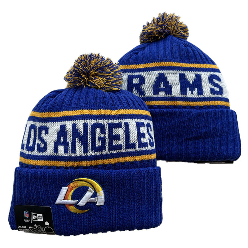 America National Football League Los Angeles Rams Cuffed Knit Hat For Winter Autumn