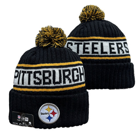 America National Football League Pittsburgh Steelers Cuffed Knit Hat For Winter Autumn