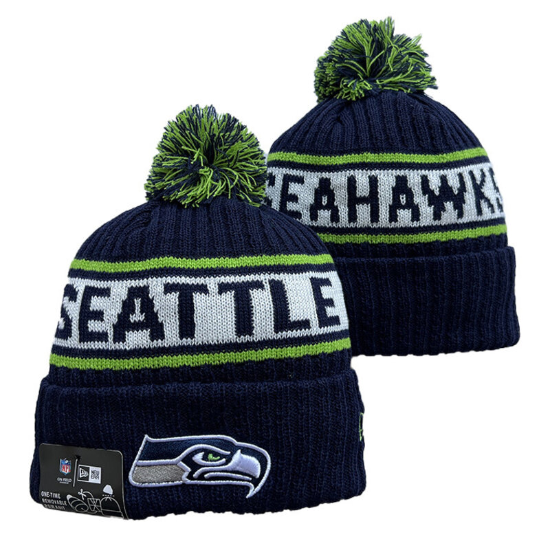 America National Football League Seattle Seahawks Cuffed Knit Hat For Winter Autumn