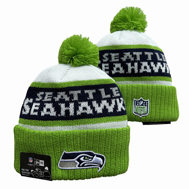 America National Football League Seattle Seahawks Cuffed Knit Hat For Winter Autumn