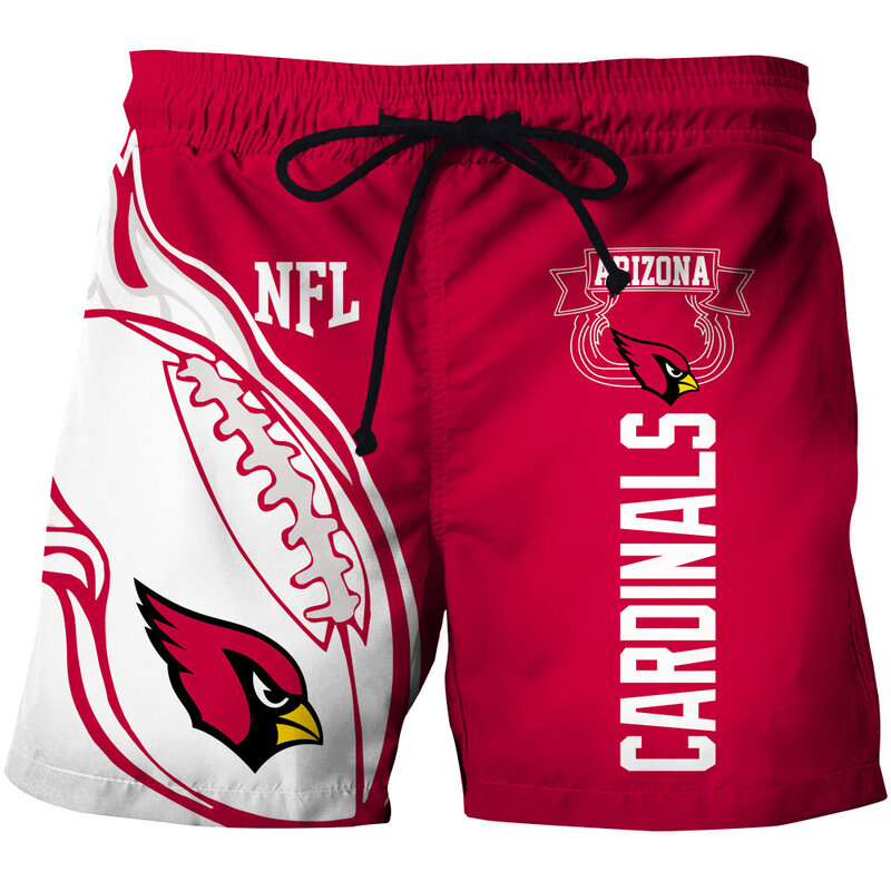Fashion Arizona Cardinals NFL Logo Team Workout Training Shorts