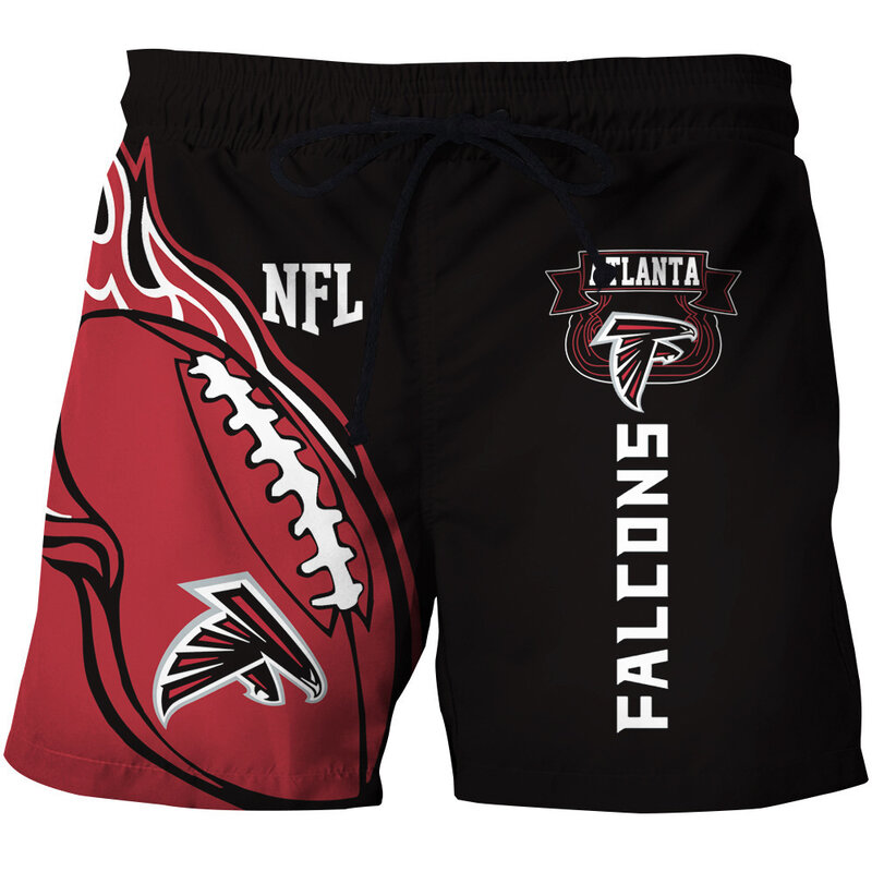 Fashion Atlanta Falcons NFL Logo Team Workout Training Shorts