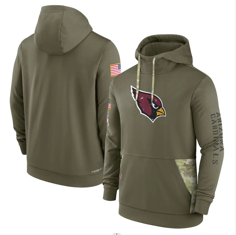 America National Football League NFL merchandise Arizona Cardinals drawstring pullover Hoodie Arm Green