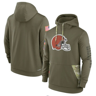 America National Football League NFL merchandise Cleveland Browns drawstring pullover Hoodie Arm Green