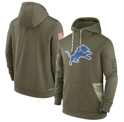 America National Football League NFL merchandise Detroit Lions drawstring pullover Hoodie Arm Green