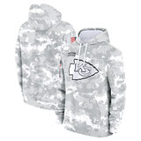 NFL Official licensed merchandise Kansas City Chiefs drawstring pullover Hoodie Camo Grey