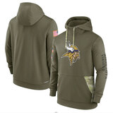 America National Football League NFL merchandise Minnesota Vikings drawstring pullover Hoodie Arm Green