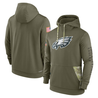 America National Football League NFL merchandise Philadelphia Eagles drawstring pullover Hoodie Arm Green