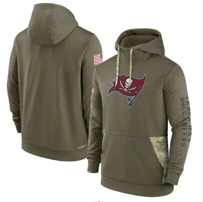 America National Football League NFL merchandise Tampa Bay Buccaneers drawstring pullover Hoodie Arm Green