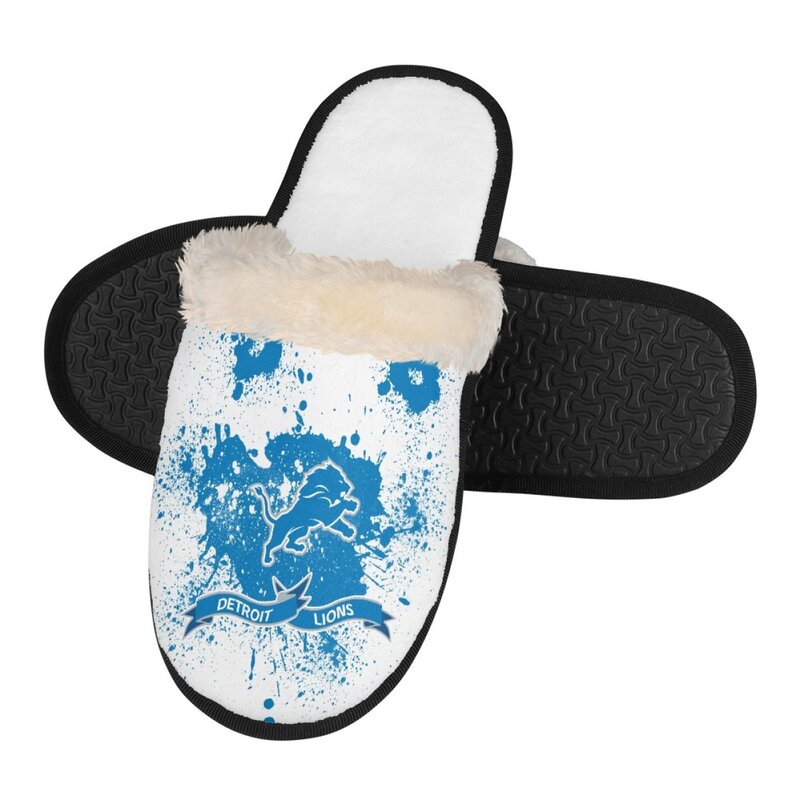 Best Winter Slipper NFL Team Logo Detroit Lions Slip On Slipper