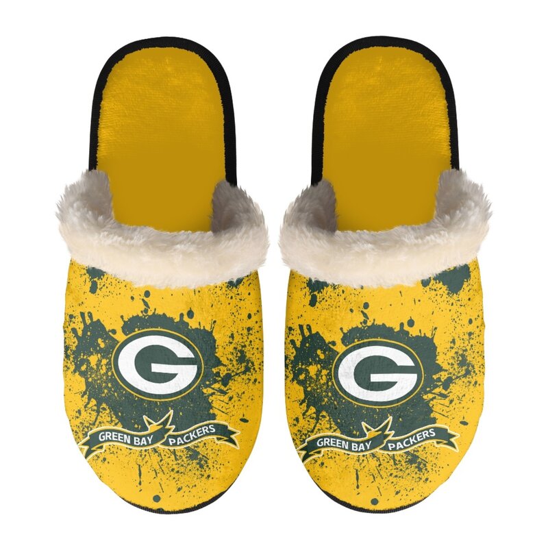 Best Winter Slipper NFL Team Logo Green Bay Packers Slip On Slipper 