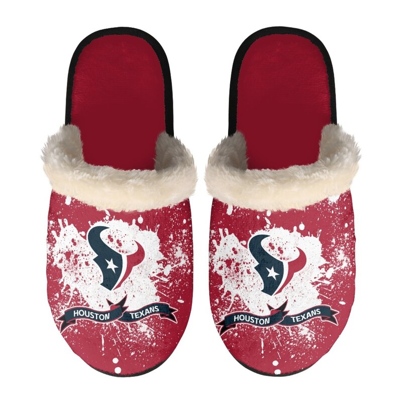 Best Winter Slipper NFL Team Logo Houston Texans Slip On Slipper 