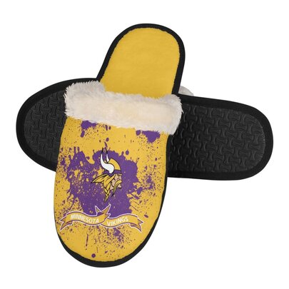 Best Winter Slipper NFL Team Logo Minnesota Vikings Slip On Slipper
