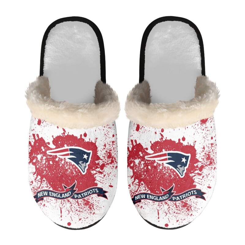 Best Winter Slipper NFL Team Logo New England Patriots Slip On Slipper 