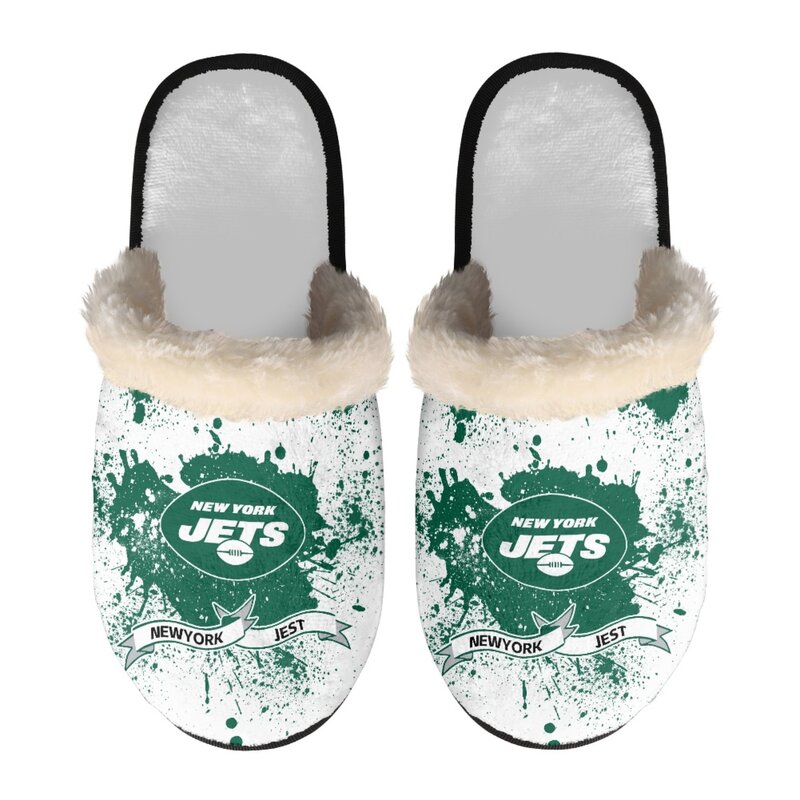 Best Winter Slipper NFL Team Logo New York Jets Slip On Slipper 