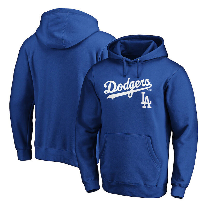 mlb team sweatshirts - MLB Los Angeles Dodgers Hooded Baseball Hoodie Blue