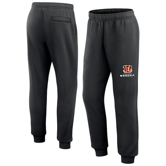 Classic NFL Cincinnati Bengals Active Jogger Lounge Sweatpant With Elastic Waistband and cuffed ankle,Perfect for jogging, sports, exercise everyday use