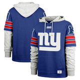NFL Official licensed merchandise New York Giants Jersey Long Sleeve Hooded Sweatshirt