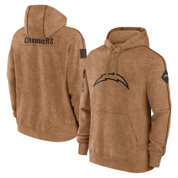America National Football league NFL Football wear Los Angeles Chargers classic team logo 3D print pullover sweatshirt with drawstring hood and kangaroo pouch