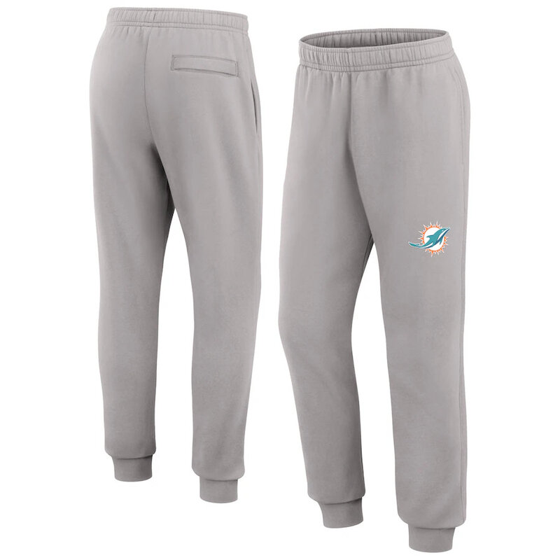Classic NFL Miami Dolphins Active Jogger Lounge Sweatpant With Elastic Waistband and cuffed ankle,Perfect for jogging, sports, exercise everyday use
