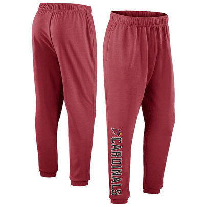 Mens Classic NFL Team Arizona Cardinals Active Jogger Team Sweatpant With Elastic Waistband and cuffed ankle,Perfect for sports and daily activities