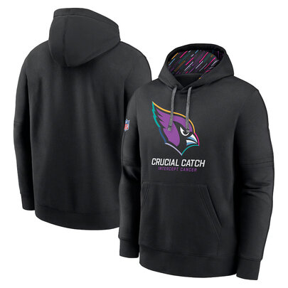 classic NFL fan gear Arizona Cardinals team logo 3D print pullover hoodie kangaroo pouch