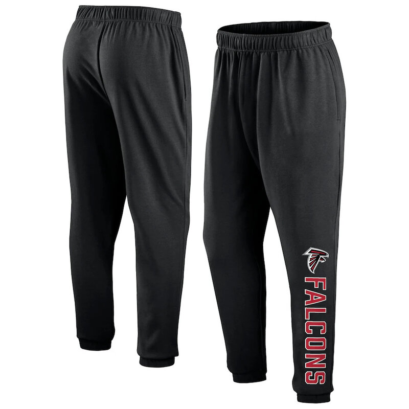 Mens Classic NFL Team Atlanta Falcons Active Jogger Team Sweatpant With Elastic Waistband and cuffed ankle,Perfect for sports and daily activities