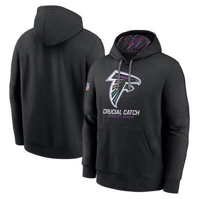 classic NFL fan gear Atlanta Falcons team logo 3D print pullover hoodie kangaroo pouch